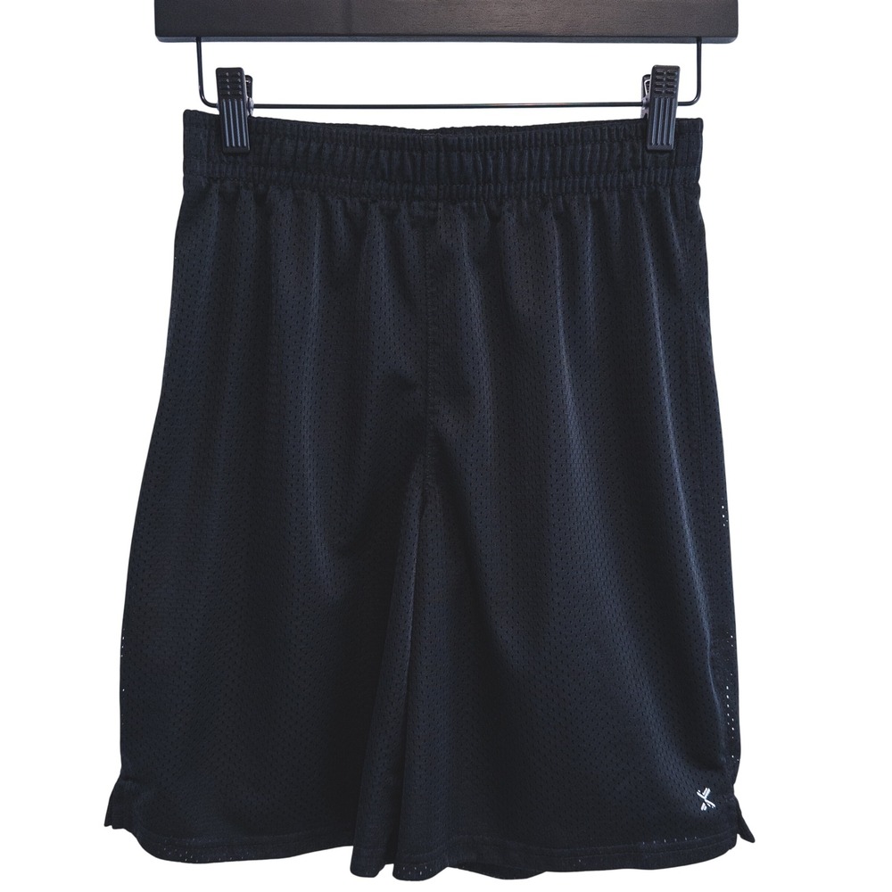 Xersion Athletic Shorts Boys L-XL Black‎ Mesh Basketball Sportswear Athleticwear